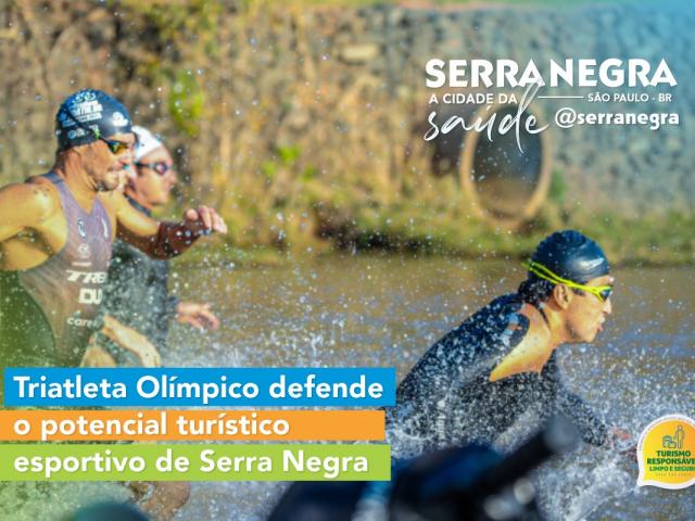Triatleta Olímpico defende o potencial turístico esportivo de Serra Negra