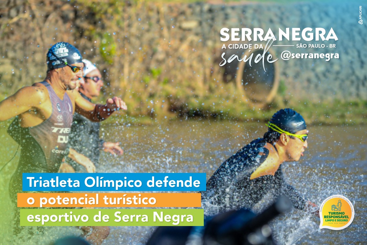 Triatleta Olímpico defende o potencial turístico esportivo de Serra Negra