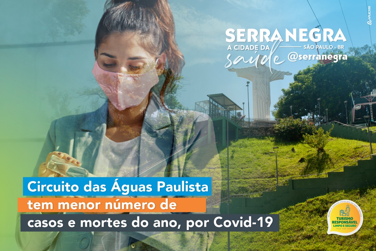 Circuito das Águas Paulista tem menor número de casos e mortes do ano, por Covid-19